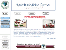 Tablet Screenshot of healthmedicinecenter.net
